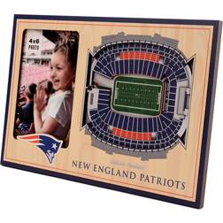 YouTheFan New England Patriots 3D StadiumViews Picture Frame