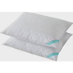 Waverly Antimicrobial White Goose Nano Feather Bed Pillow White (50.8x91.44)