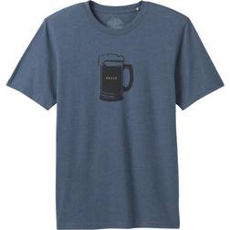 Prana Beer Belly Journeyman T-shirt - Denim Heather