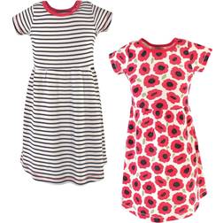 Touched By Nature Youth Organic Cotton Dress 2-pack - Poppy (10168837)
