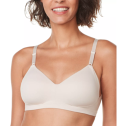 Warner's No Side Effects Back Smoothing Contour Bra - Butterscotch