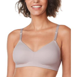 Warner's No Side Effects Back Smoothing Contour Bra - Mink