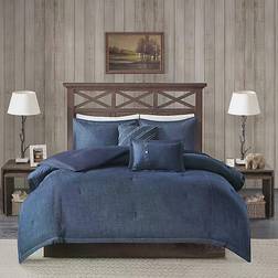 Woolrich Perry Denim Bedspread Blue (238.76x233.68)