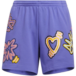 Adidas Love Unites Loose Shorts Plus Size - Purple/Multicolor