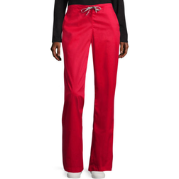 WonderWink Wonderwrork Women's Flare Leg Pant - Red