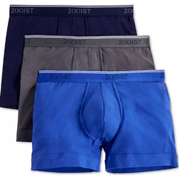 2(X)IST Cotton Stretch Boxer 3-pack - Eclipse/Lead/Dazzling Blue
