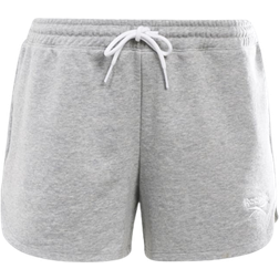 Reebok Identity French Terry Shorts Women - Medium Grey Heather/White