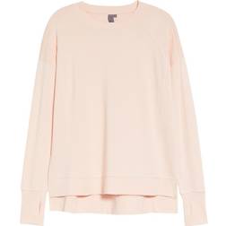 Sweaty Betty After Class Split Sweatshirt - Antique Pink