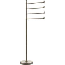 Allied Brass Southbeach Collection Free Standing 4 Pivoting Swing Arm Towel Stand (SB-84-PEW)