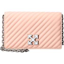 Off-White Jitney 0.5 Quilted Crossbody Bag - Pink
