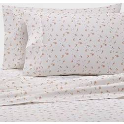 Home Collection Floral 4-pack Bed Sheet Pink (259.08x228.6)