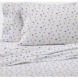 Home Collection Floral 4-pack Bed Sheet Blue (259.08x228.6)