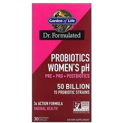 Garden of Life Probiotics Women's pH, 50 Billion, 30 Vegetarian Capsules 30