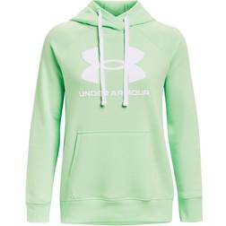 Under Armour Rival Fleece Logo Hoodie Women's - Aqua Foam/White