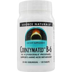 Source Naturals Coenzymated B-6 25mg 120