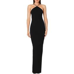 Nookie Trinity Halter Gown - Black