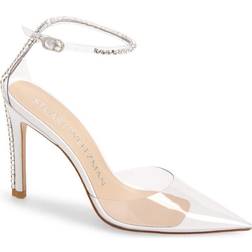 Stuart Weitzman Glam 100 - Clear/White