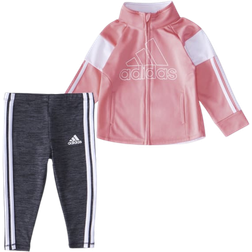 Adidas Infant Tricot Jacket & Tights Set - Acid Red