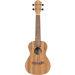 Ortega Timber Series Left-Handed Concert Acoustic-Electric Ukulele with Bag