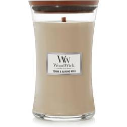 Woodwick WoodWick(R) 21.5oz. Tonka and Almond Milk Jar Tan