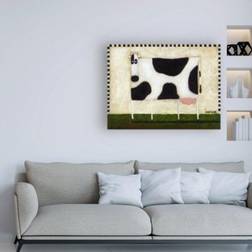 White Cow Wall Decor 47x35"