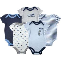 Luvable Friends Bodysuits 5-Pack - Airplane (10130790)