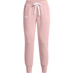 Under Armour Women's Rival Fleece Joggers - Retro Pink/White