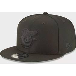 New Era Baltimore Orioles New Era Black on Black 9FIFTY Team Snapback Adjustable Cap Sr