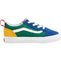 Vans Toddler Yacht Club Old Skool Elastic Lace - Blue/Green/Yellow