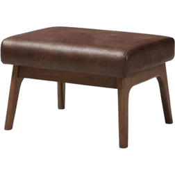 Baxton Studio Bianca Foot Stool 15.4"