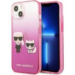 Karl Lagerfeld Ikonik Karl & Choupette Gradient Case for iPhone 13