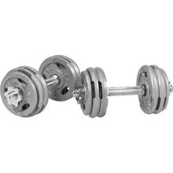 Gorilla Sports Tri Grip Dumbbell Set 30kg