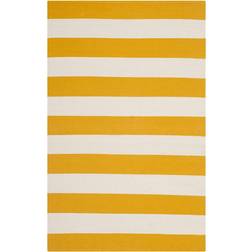 Safavieh Montauk Collection Yellow, White 108x144"