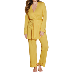 Cosabella Bella Curvy 3 Piece Set with Robe - Serengeti Sun