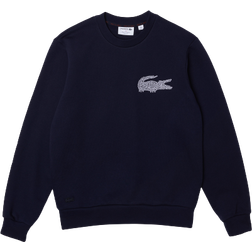 Lacoste Made In France Organic Cotton Fleece Sweatshirt - Navy Blue