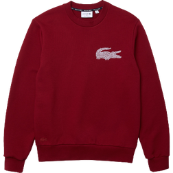 Lacoste Made In France Organic Cotton Fleece Sweatshirt - Bordeaux