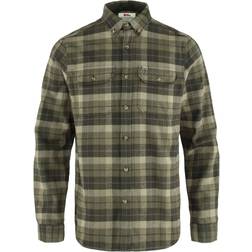 Fjällräven Singi Heavy Flannel Shirt - Green/Deep Forest