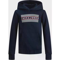 Jack & Jones and Corp Logo Hoodie Junior Boys