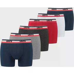 Levi's Sportswear Logo Boxer Brief 6-pack - Blue/Red/Black/Multi Colour