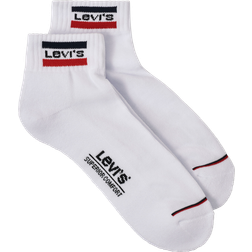 Levi's Mid Cut Sport Socks 2-pack - White