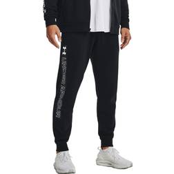 Under Armour Men's Rival Fleece Graphic Jogger Pants Black, Men's Athletic Fleece at Academy Sports