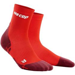 CEP Ultralight Short Socks Men - Lava/Dark Red