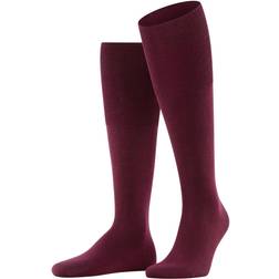 Falke Airport Men Knee-High Socks - Burgundy