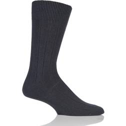 Falke 1 Pair Lhasa Rib Cashmere Blend Casual Socks Men's 8.511 Mens