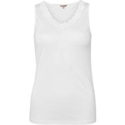 Lady Avenue Top m. Blonder Underlinnen