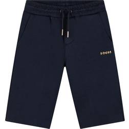 Hugo Boss Kids' Logo Bermuda Shorts - Navy (J24745-849)