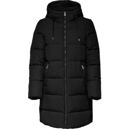 Only Dolly Long Puffer Coat - Black