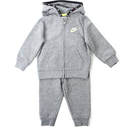 Nike Swoosh Fleece Tracksuit Set - Grey