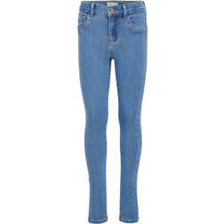 Only Girl's Life Reg Skinny Jeans - Blue/Medium Blue Denim