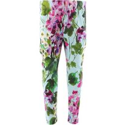 Dolce & Gabbana Renaissance Leggings - Blue/Pink Floral (L5JP8E/L2JP8E / FSGZ1-HC3JD)